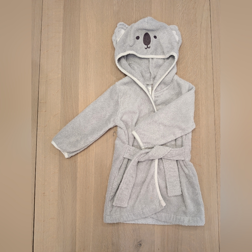Adorable Gray Koala Kids Pajama Robe